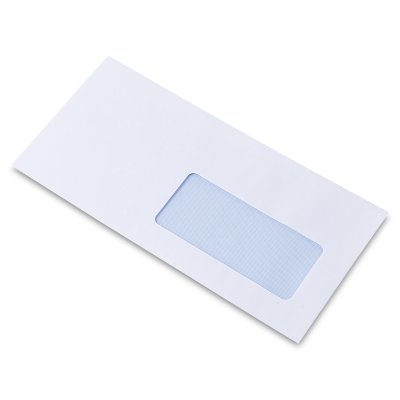 Enveloppe DL Blanche 80 g/m² avec fenêtre 45x100 mm- Antalis Classic