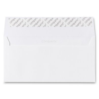 Enveloppe DL Conqueror Laid High White 120g/m² Boîte de 500 pièces