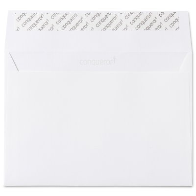 Enveloppe C5 Conqueror Laid High White 120g/m², avec fourreau Boîte de 250 pièces