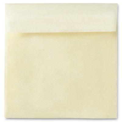 Enveloppe carrée 170 mm x 170 mm Curious Translucents Color Ivory 100 g/m² Boîte de 250