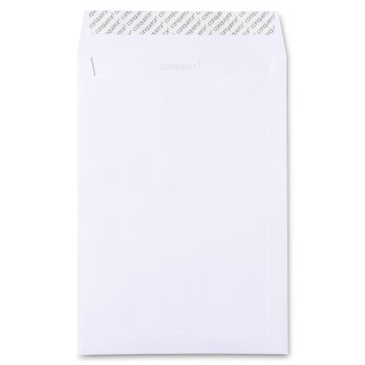 Pochette C4 Conqueror Wove Diamond White 120g/m², avec fourreau Boîte de 250 pièces