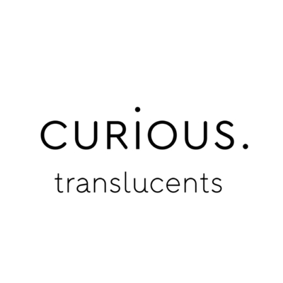 Logo Curious Translucents Clear Envelopes