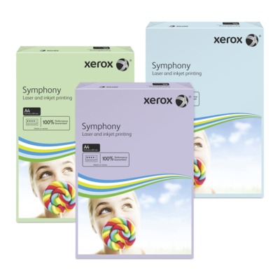 Papier Couleur A4 80g/m² Xerox Symphony Bleu vif 003R93968