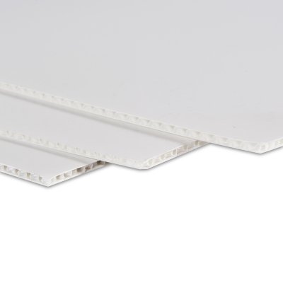 Polypropylene Structure a Bulle - Akyprint - plaque legere composee de 3 couches de polypropylene - impression numerique - presentoirs PLV- panneau - bannieres - antalis