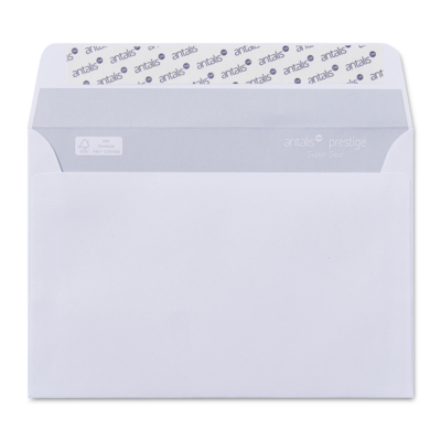Enveloppe Commerciale- Antalis Prestige- Patte trapeze - Enveloppe mecanisable - Mise sous plis automatique - Fenetre - bande siliconee- Antalis