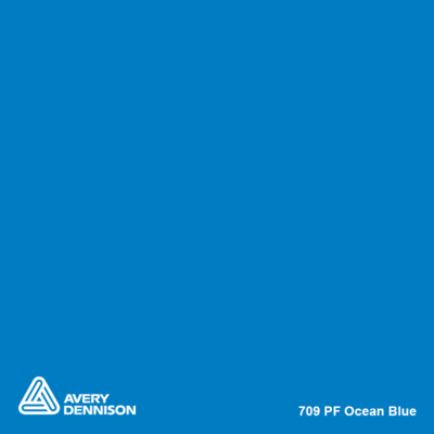 Avery 700 brillant 709 ocean blue adhésif permanent 1230 mm x 50 m(709/1.23)