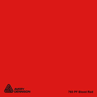 Avery 700 brillant 765 blood red adhésif permanent 1230 mm x 50 m(765/1.23)