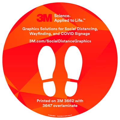 3M Scotchcal 3647 - Lamination tranparente mate Antidérapant Sols extérieurs
