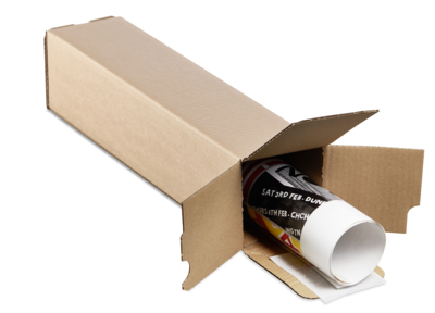 Tube carre ; Tube d'expedition ; tube carton Master'in Performance; tube pour affiche; Antalis