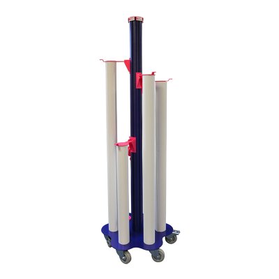 EasyRoll - Solution de stockage de bobines - Contenance de 6 bobines - Rangement vertical - fabrication Francaise - Antalis