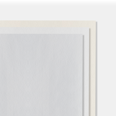 Papier Olin Design Rough Bright White 300g/m² 1020 mm x 720 mm Enramé