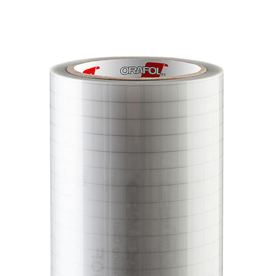 film adhésif Oraguard 293GF brillant colle solvant permanent transparent 75g 1370mm x 50m