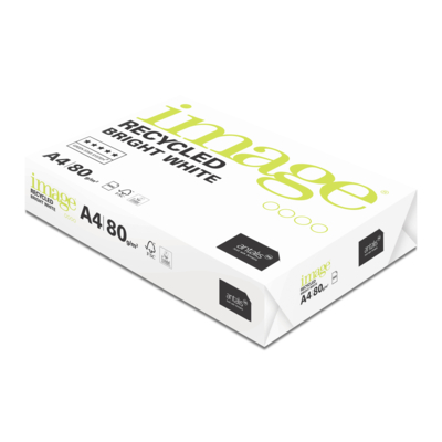 IMAGE RECYCLED BRIGHT WHITE A4 80
