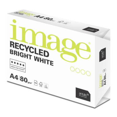 IMAGE RECYCLED BRIGHT WHITE A4 80