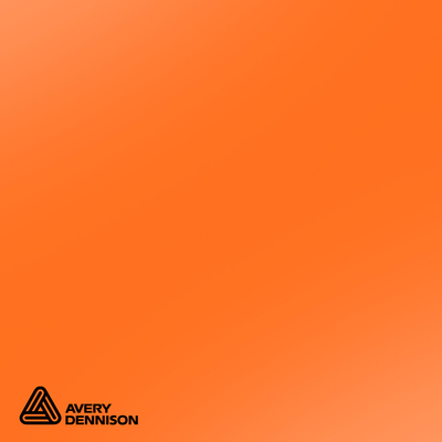Avery, 500, mat, EM, PVC, 509 orange, 0.080mm, 1230mm x 50.00m, diamÃ¨tre mandrin: 76mm, Adhésif enlevable, Palette de 1 bobine, 509EM/1.23