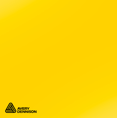 Avery, 500, matt, EM, PVC, 504 primrose yellow, 0.080mm, 1230mm x 50.00m, Core diameter: 76mm, semi-permanent adhesive, pallet of 1 reel, 504EM/1.23