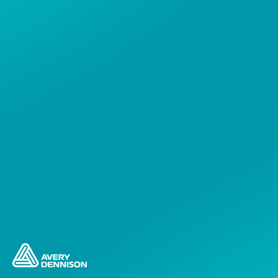 Avery, 500, brillant, EG, PVC, 535 teal, 0.080mm, 1230mm x 50.00m, diamÃ¨tre mandrin: 76mm, adhésif permanent, Palette de 1 bobine, 535EG/1.23