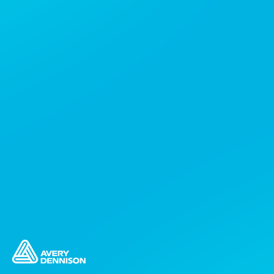 Avery, 500, brillant, EG, PVC, 537 bleu ciel, 0.080mm, 1230mm x 50.00m, diamÃ¨tre mandrin: 76mm, adhésif permanent, Palette de 1 bobine, 537EG/1.23