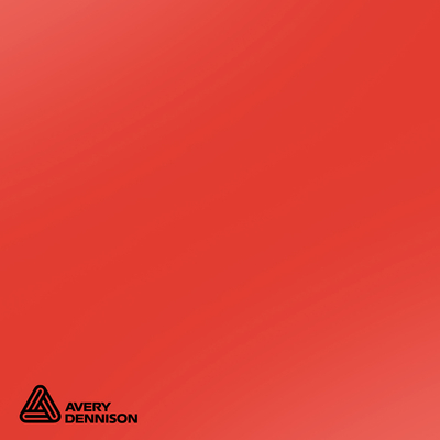 Avery, 500, brillant, EG, PVC, 523 rouge moyen, 0.080mm, 1230mm x 50.00m, diamÃ¨tre mandrin: 76mm, adhésif permanent, Palette de 1 bobine, 523EG/1.23