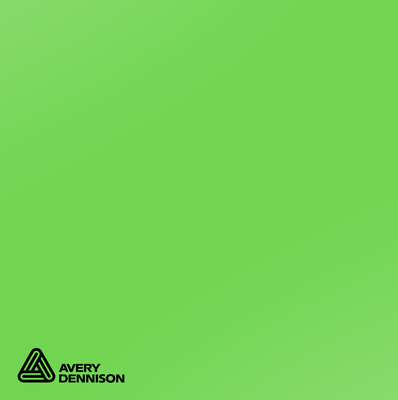 Avery, 500, gloss, EG, PVC, 531 lime, 0.080mm, 1230mm x 50.00m, Core diameter: 76mm, permanent adhesive, pallet of 1 reel, 531EG/1.23