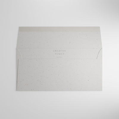 Enveloppe DL Curious Particles White Java Boîte de 250