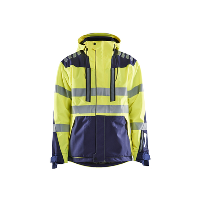 BLAKLADER Veste hardshell stretch 2D haute-visibilité