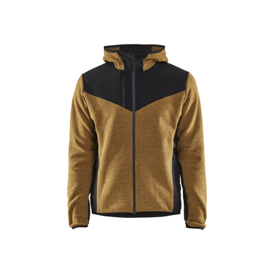 BLAKLADER Veste tricotée avec softshell