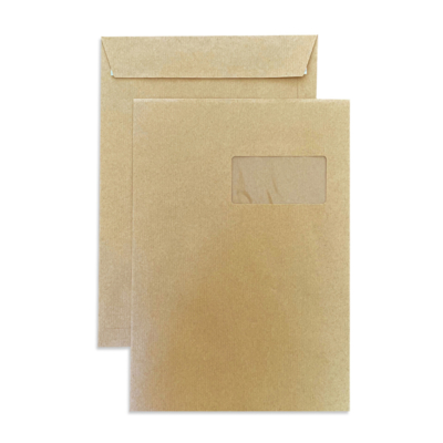 Pochette C4 Kraft 90g avec fenêtre - Antalis Premium