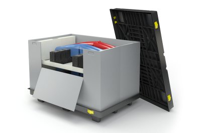 Bac- container et rangement- Bac plastiques- Stockage - Emballage - preparation de colis -Antalis