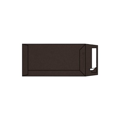 Pochette - Enveloppe Pop'Set, 110x220, DL , Enveloppe de creation,Marron, hot Brown, Antalis France