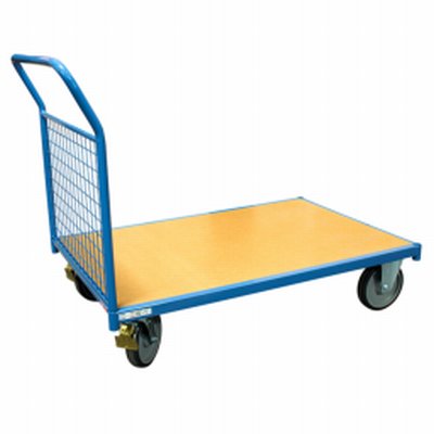 Photo Chariot modulaire 500 kg 1 dossier grillagé amovible