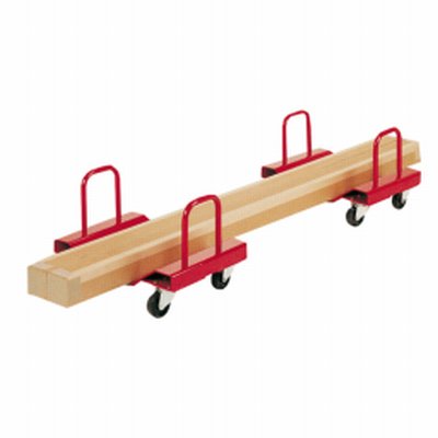 Photo Chariots incurvés pour charges longues 1000 kg