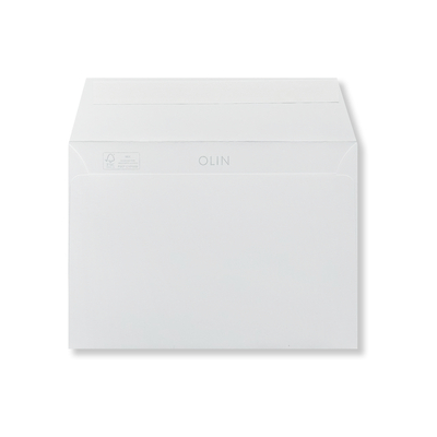 Enveloppe C6 Olin Design Regular Ultimate White 120g/m²