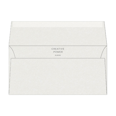Enveloppe DL Curious Metallics Ice Gold 120 g/m² patte large Boîte de 250
