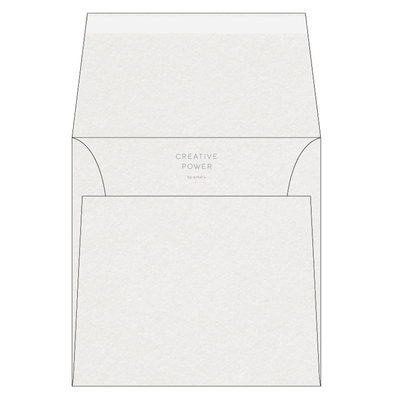 Enveloppe carrée Curious Metallics Ice Silver 120 g/m² Boîte de 250