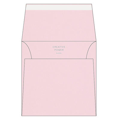 Enveloppe carrée Olin Colours Baby Pink 120 g/m²