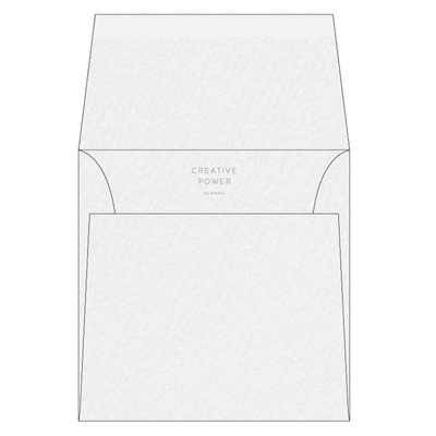 Enveloppe carrée Rives Shetland Bright White 120g/m² Boîte de 250