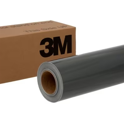 3M Scotchcal, Electrocut 7125, cast brillant, PVC, 7125-101 gris nimbus 50µm 1220mm x 45.00m diamètre mandrin: 76mm adhésif permanent, Boîte de 1 rouleau 7125-101/1.22