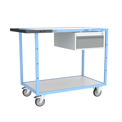 Servante établi équipée, 1 bloc 1 tiroir, 250 kg, FIMM