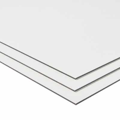 Panneau sandwich aluminium blanc Dibond