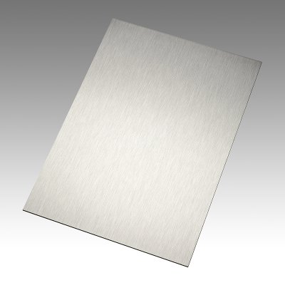 Panneau sandwich aluminium Dibond Butlerfinish standard Metallic épaisseur 3mm 1500 mm x 3050 mm