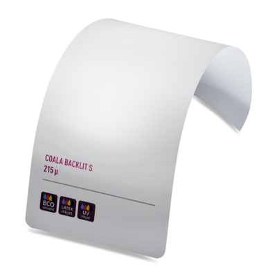 Film synthétique Coala Backlit S Blanc 275 g/m² 1067 mm x 30 m