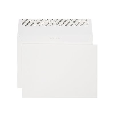 Enveloppe C5 Conqueror Wove Brillant White 120g/m² Boîte de 250 pièces