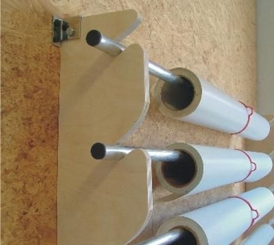 Yellotools CosyRack Tube - Support mural de stockage bobines