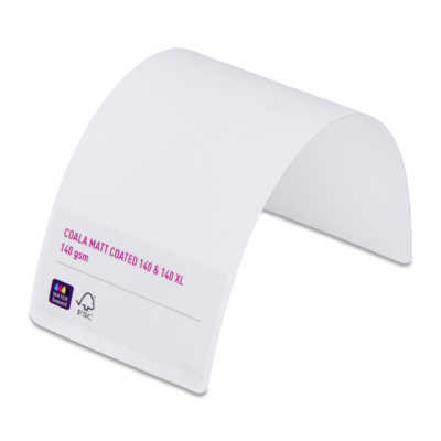 Papier couché Coala Matt Coated 140 XL Blanc 140 g/m² 914 mm x 80 m