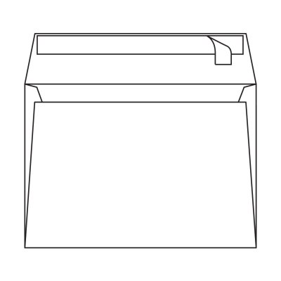 Enveloppe C5 Conqueror Connoisseur 100% Coton Blanc Coton 120 g/m² Boîte de 250 pièces