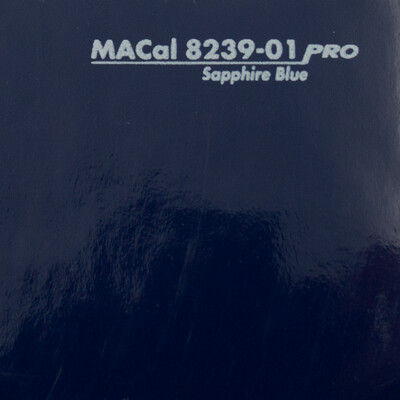 Vinyle Monomère de découpe 8200 Pro MACtac MACal PVC 8239.01 sapphire blue 1230 mm x 50 m