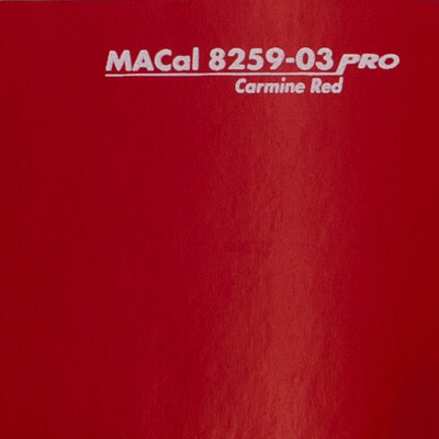 Vinyle Monomère de découpe 8200 Pro MACtac MACal PVC 8259.03 carmine red 1230 mm x 50 m
