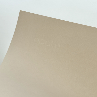 Papier Opale Toilé Référence Blanc Absolu filigrané 150 g/m²