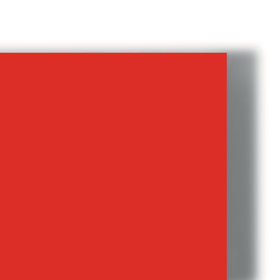 Adhésif Permanent Rouge avec refente Raflatac Fluor 78 g/m² 500 mm x 700 mm Enramé